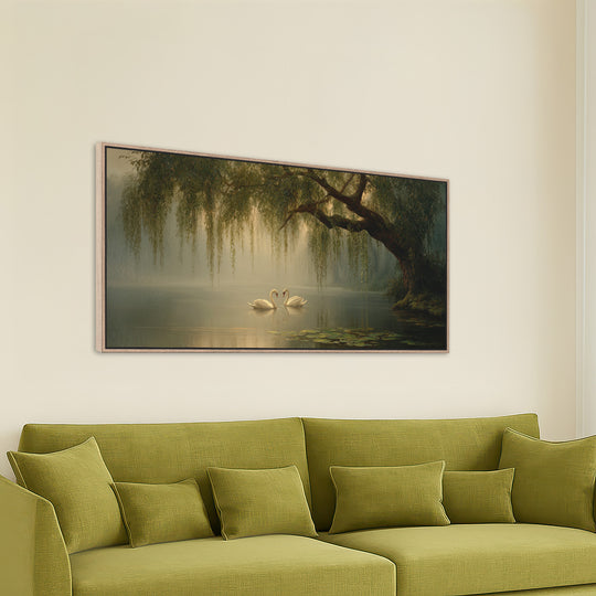 Swan Lake Canvas Print