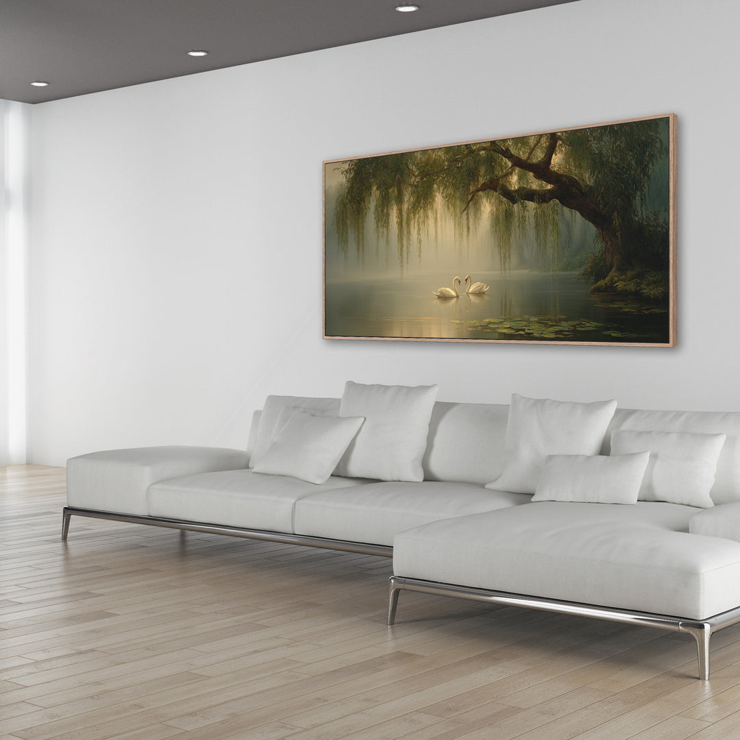 Swan Lake Canvas Print