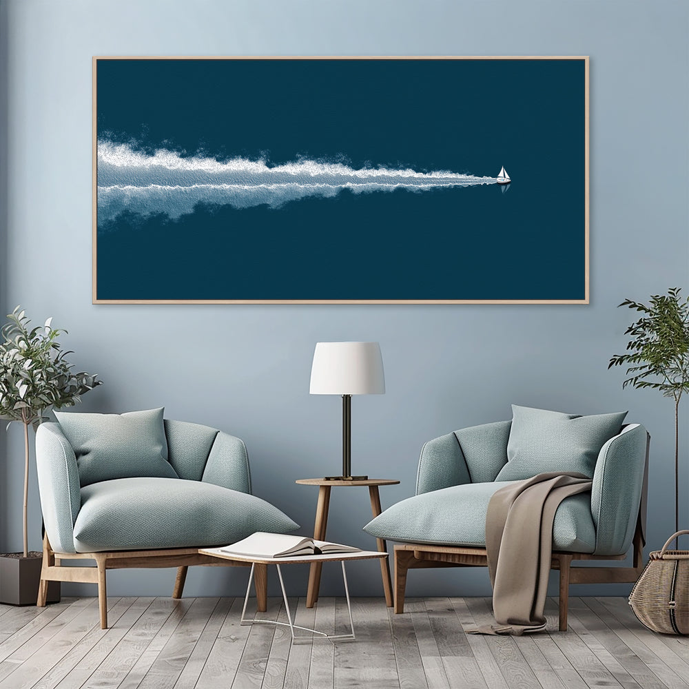 Sailboat Ocean Canvas Print