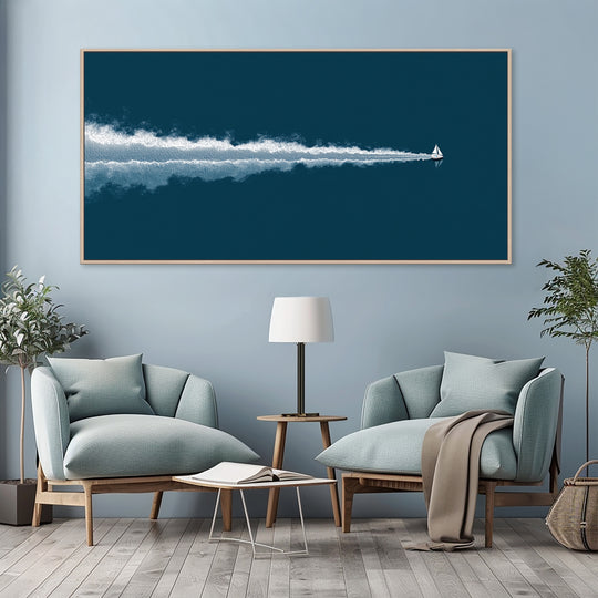 Sailboat Ocean Canvas Print