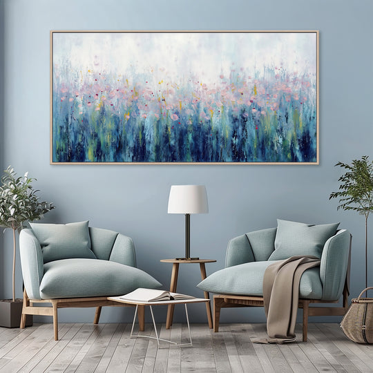 Abstract Meadow Canvas Print