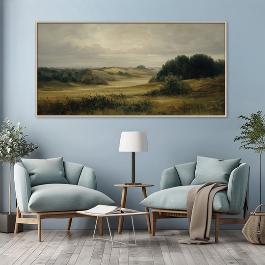 Large Rural Landscape Canvas Print