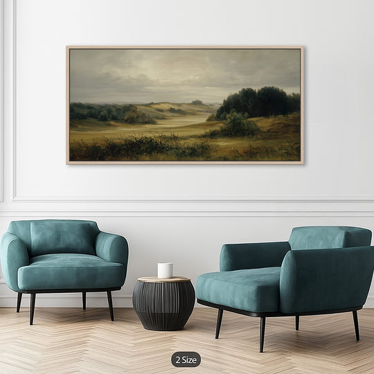 Large Rural Landscape Canvas Print