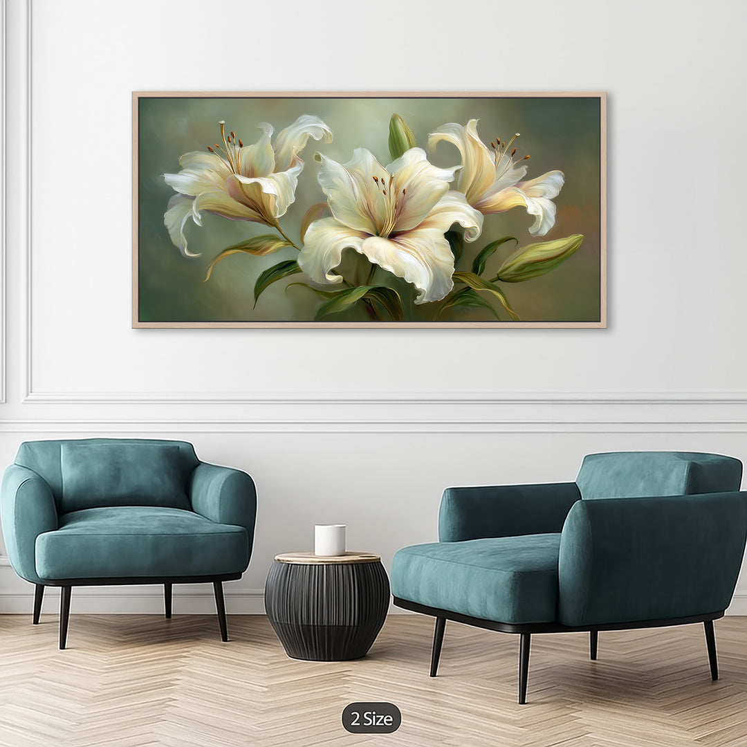 White Lily Canvas Print