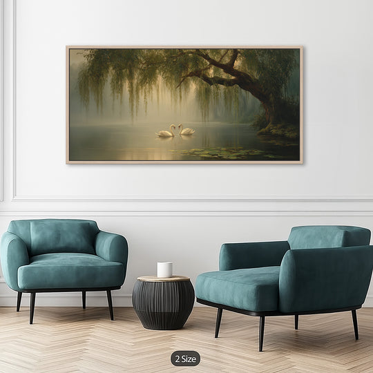 Swan Lake Canvas Print