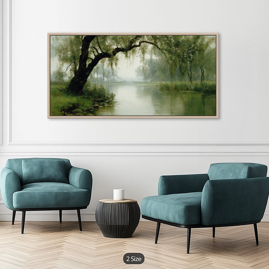 Woodland River Canvas Print