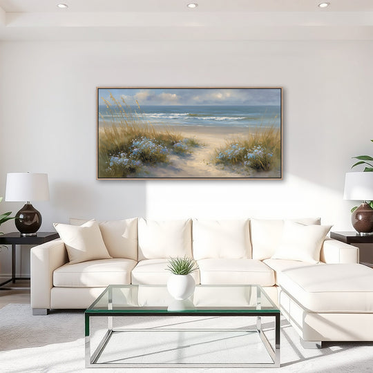 Coastal Beach Dune Canvas Print