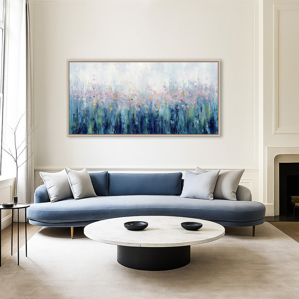 Abstract Meadow Canvas Print