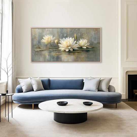 White Water Lily Canvas Print