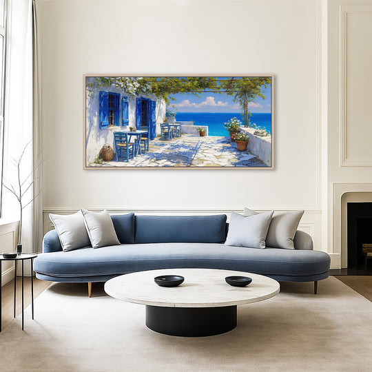Mediterranean canvas print