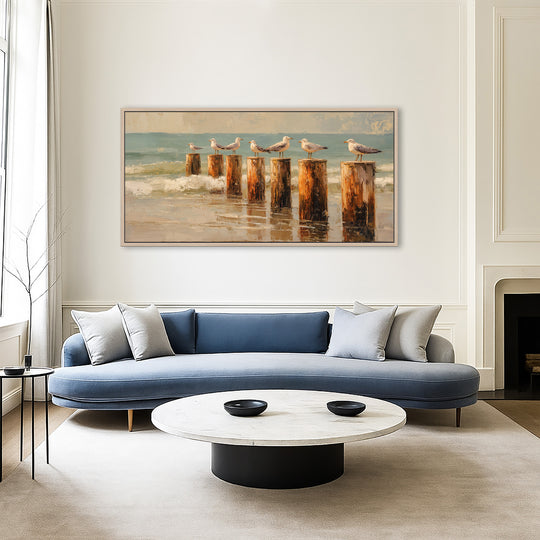 Seagull canvas print