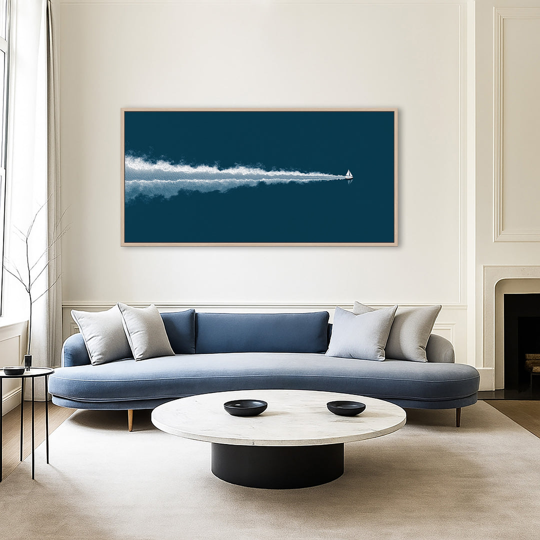 Sailboat Ocean Canvas Print