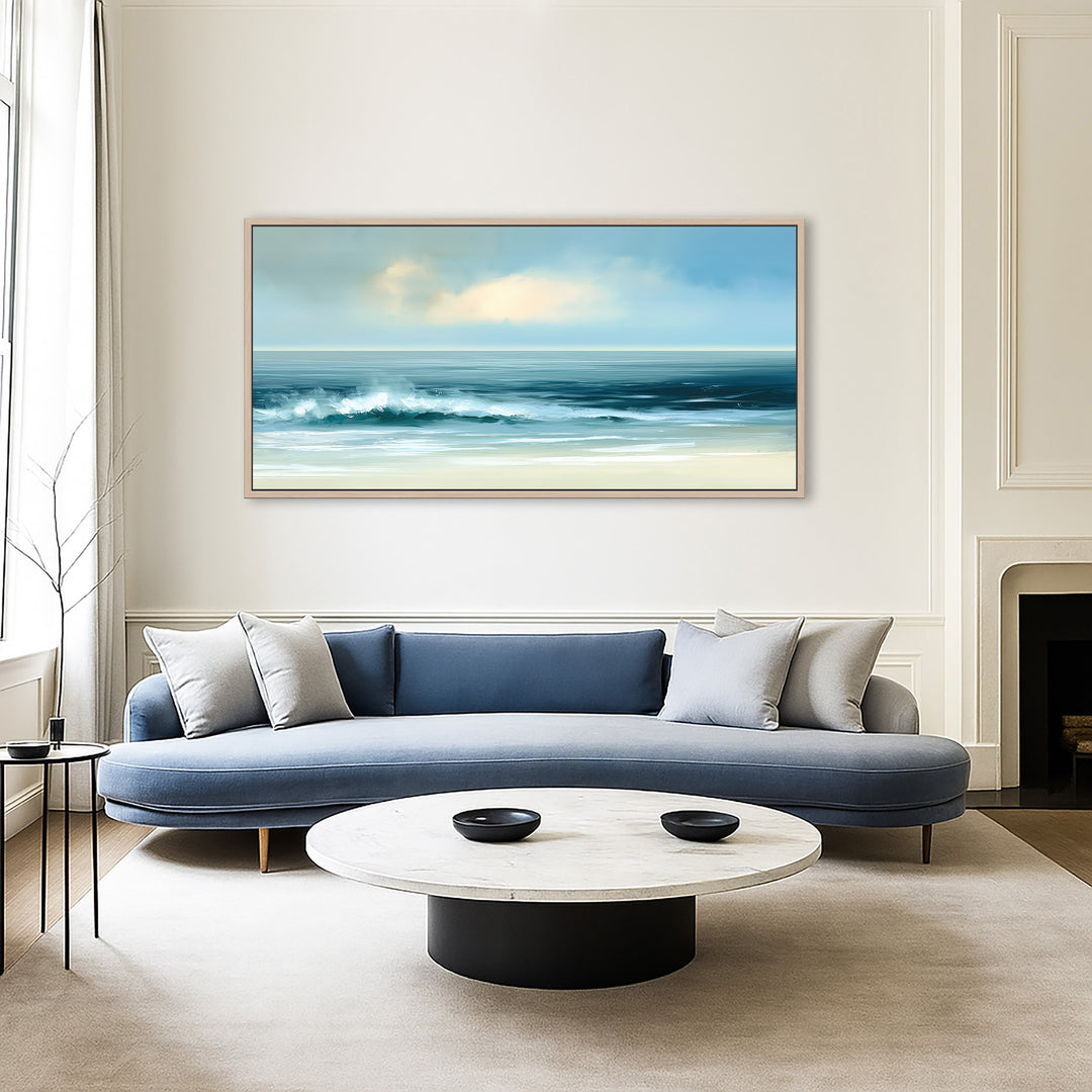 Large Calm Ocean Canvas Print