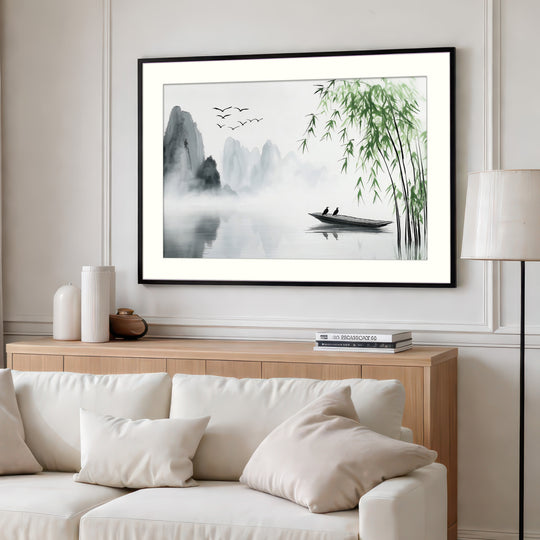 Still Lake and Bamboo