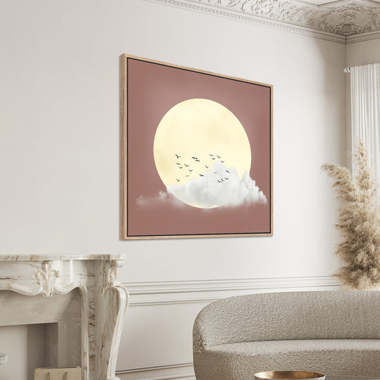 Bird Flock Moon