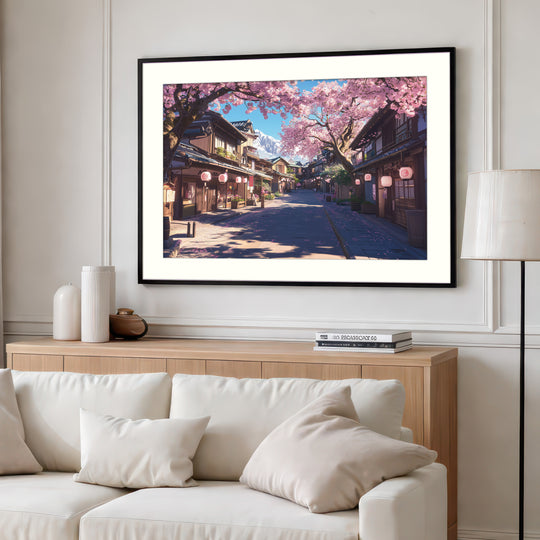Sakura Street Wall Art