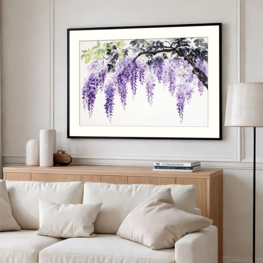 Purple Hanging Wisteria