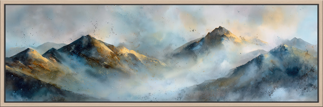 Panoramic Mountain Landscape