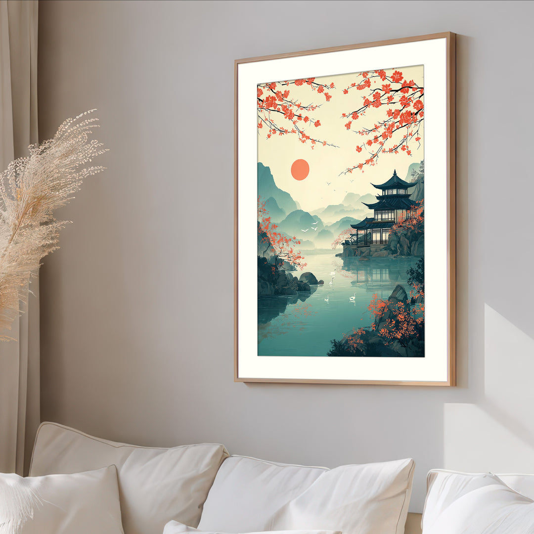 Japanese Landscape Art Print