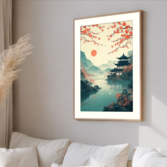 Japanese Landscape Art Print