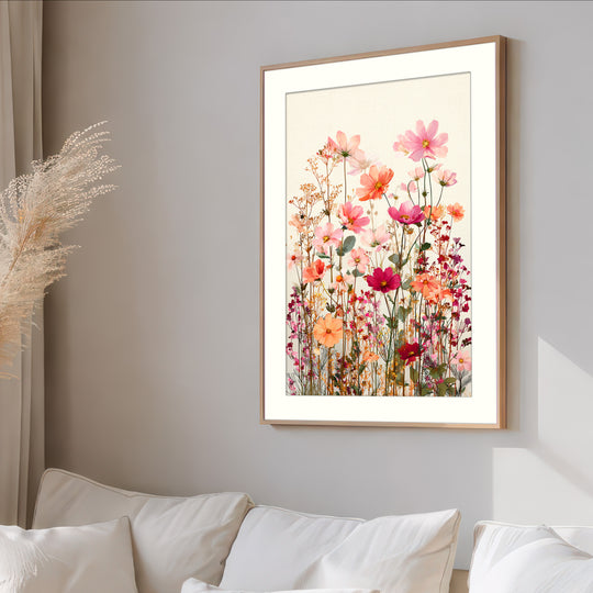 Pink Wildflower Art Print