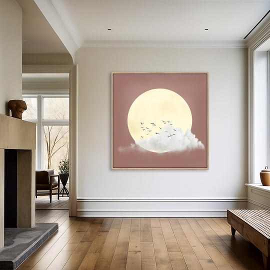 Bird Flock Moon