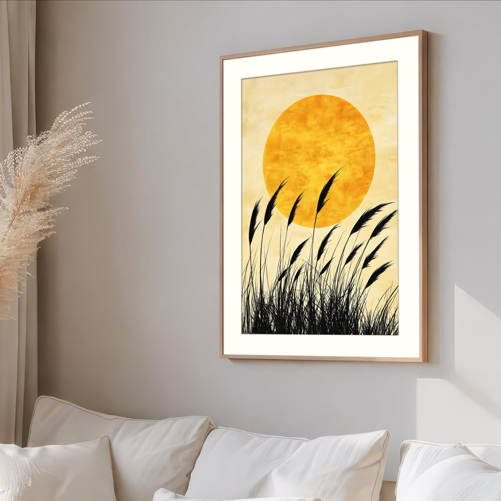 Golden Sun Art Print