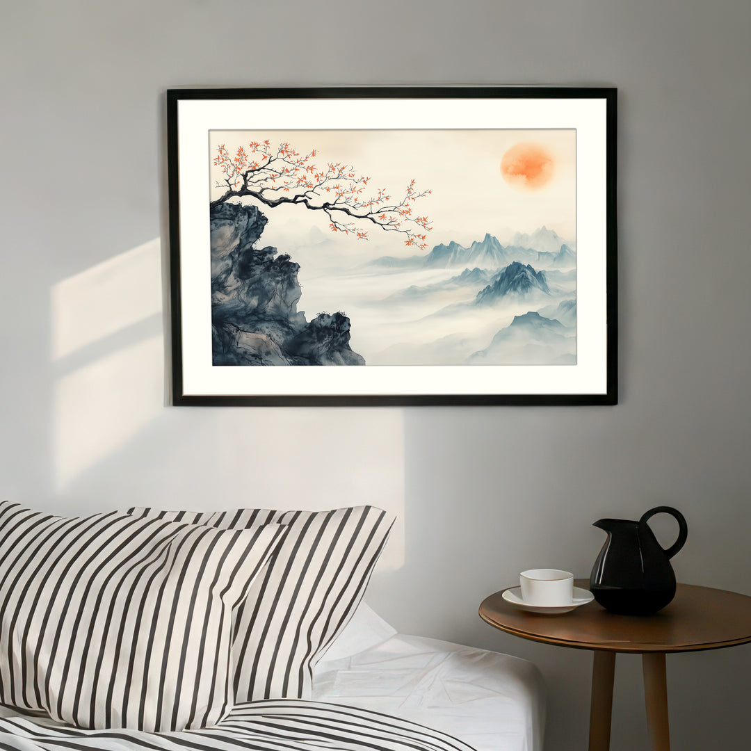 Misty Mountain Landscape