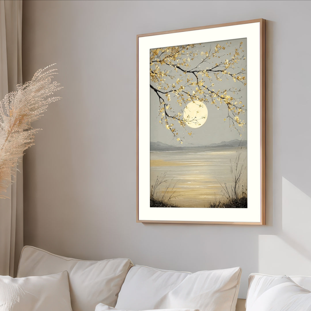 Golden Blossom Art Print
