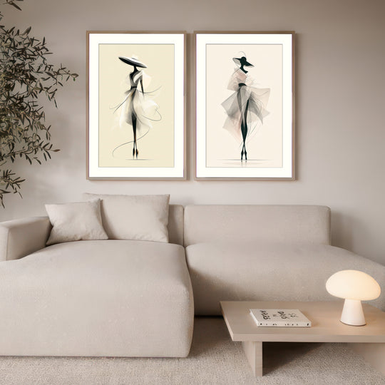 Fashion Wall Art Prints Set of 2