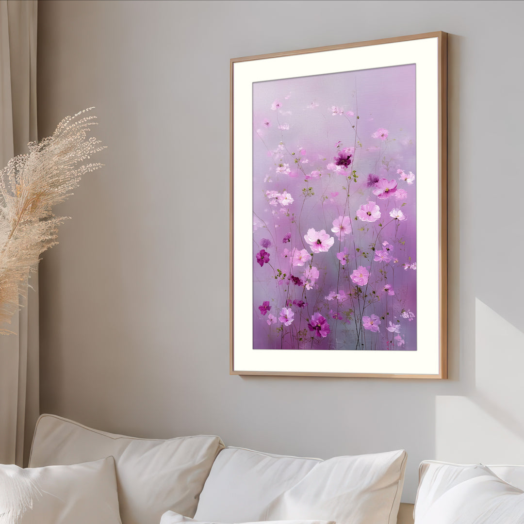 Pink Floral Art Print