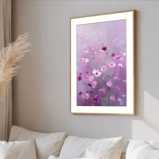 Pink Floral Art Print