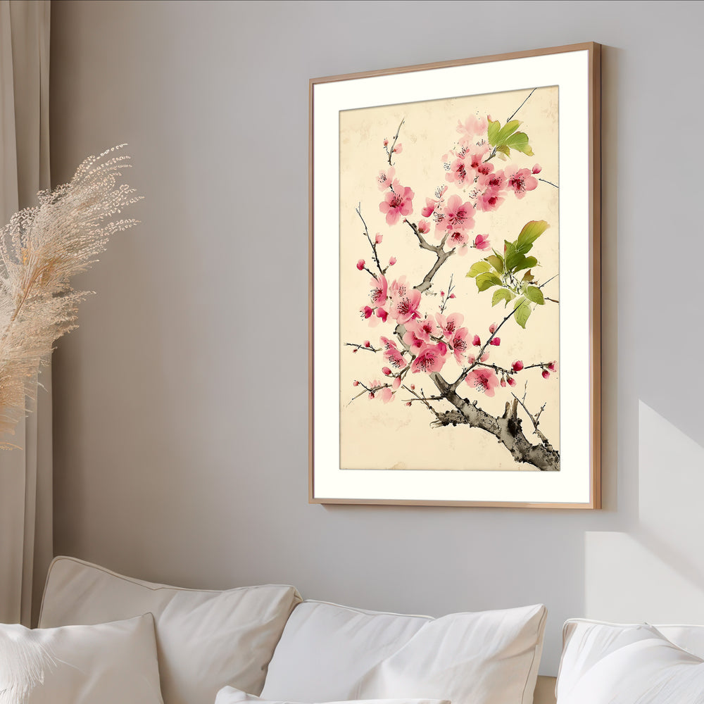 Japanese Botanical Wall Decor