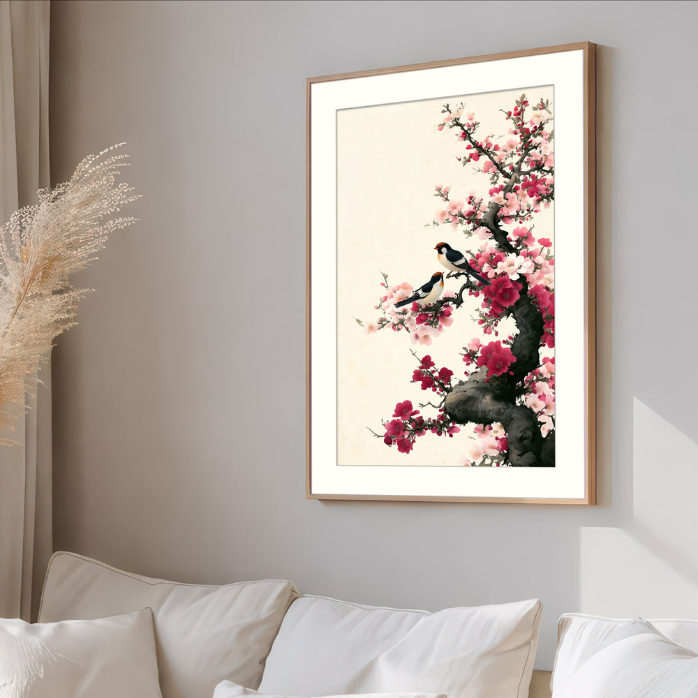 Japanese Floral Wall Art