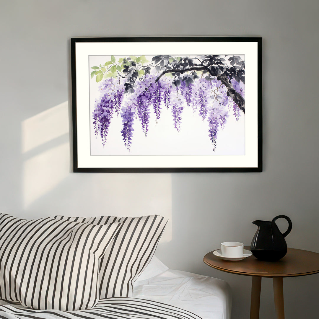 Purple Hanging Wisteria