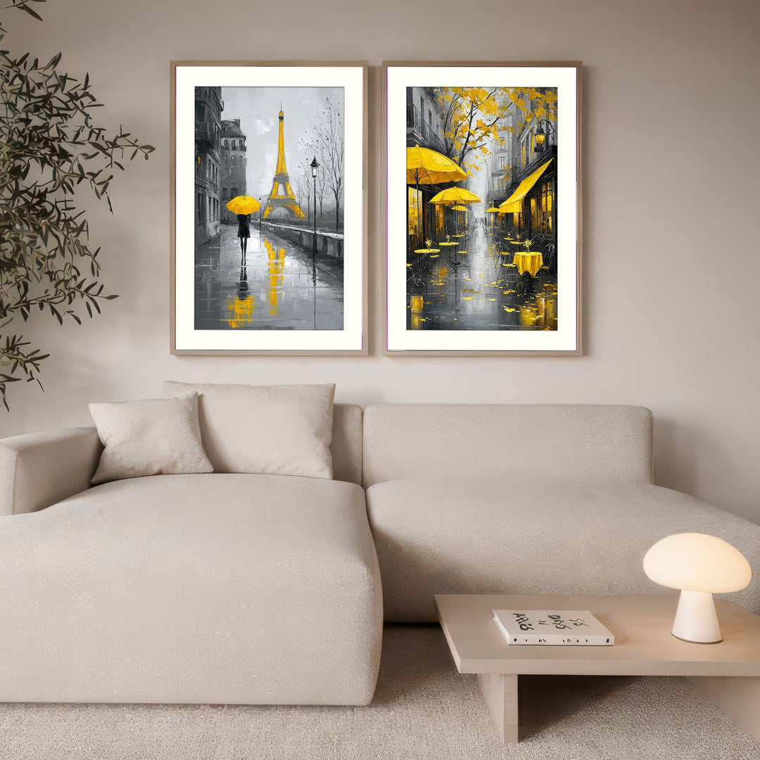 Paris Wall Art Prints Set of 2