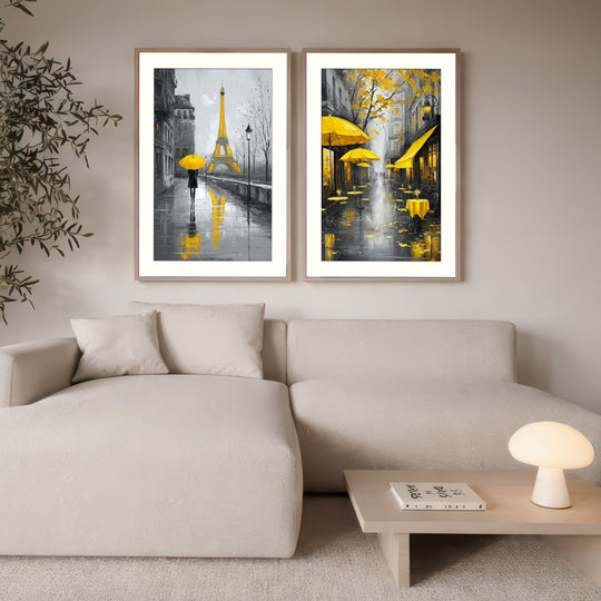 Paris Wall Art Prints Set of 2