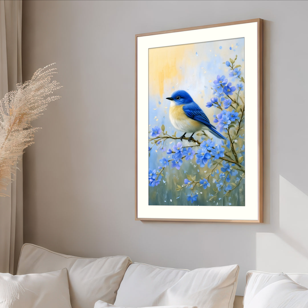 Blue Bird Art Print