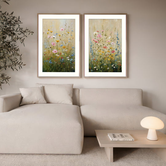 Wildflower meadow wall art prints