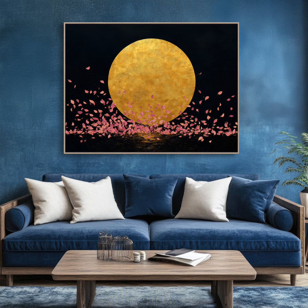 Golden Moon Canvas Print