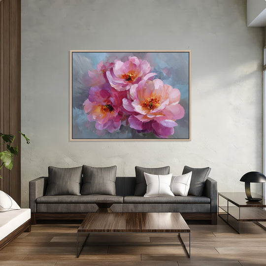 Pink Peony Canvas Print