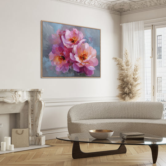 Pink Peony Canvas Print