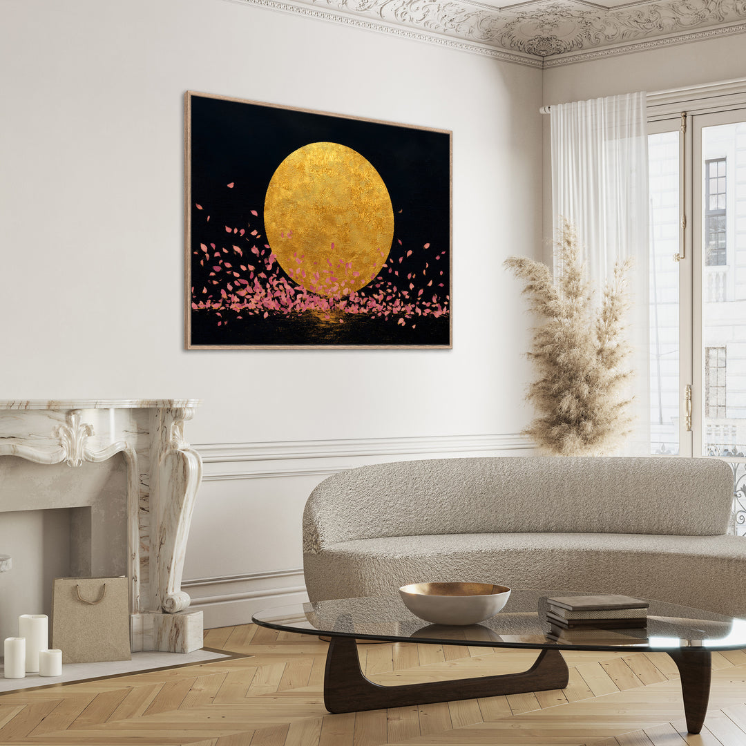 Golden Moon Canvas Print