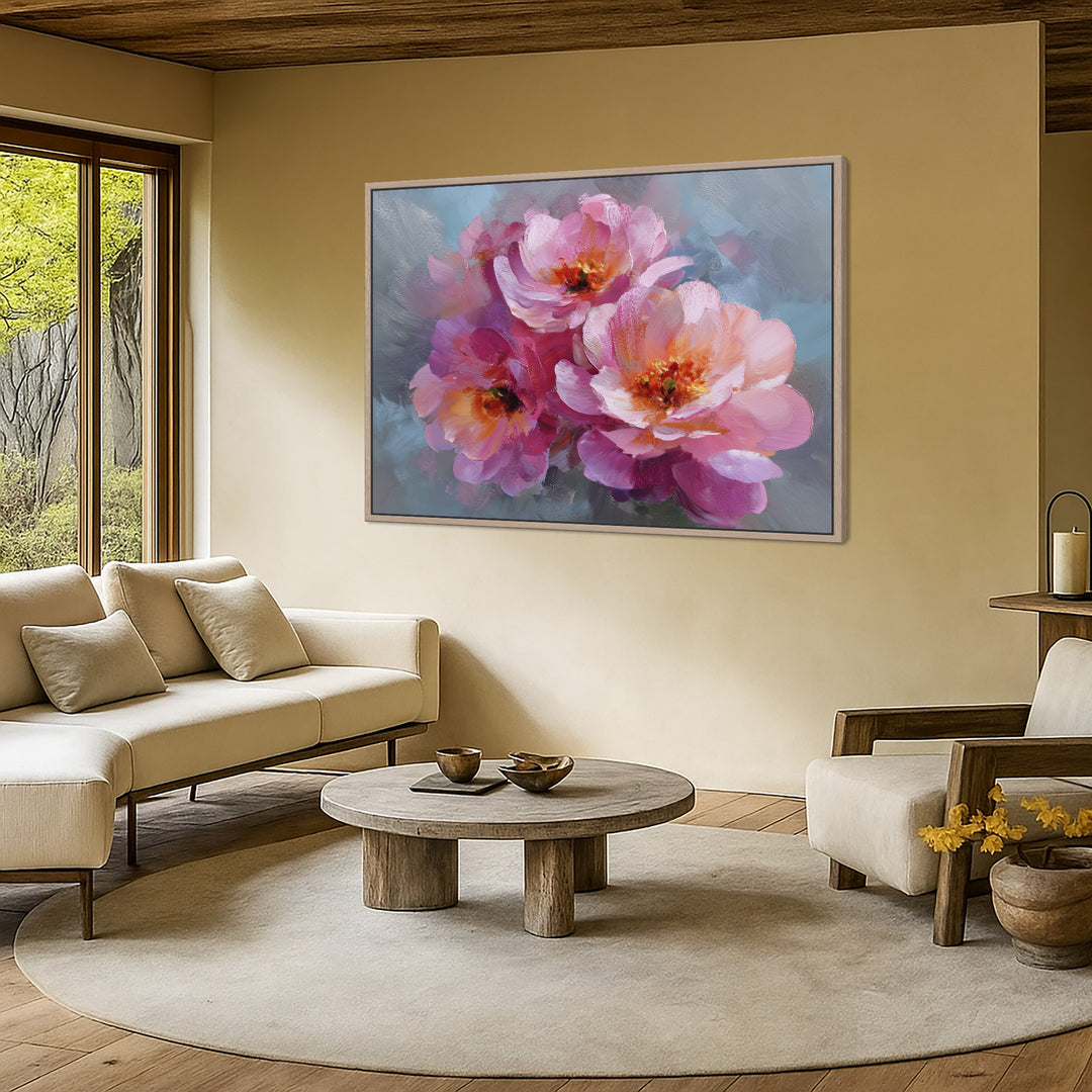 Pink Peony Canvas Print
