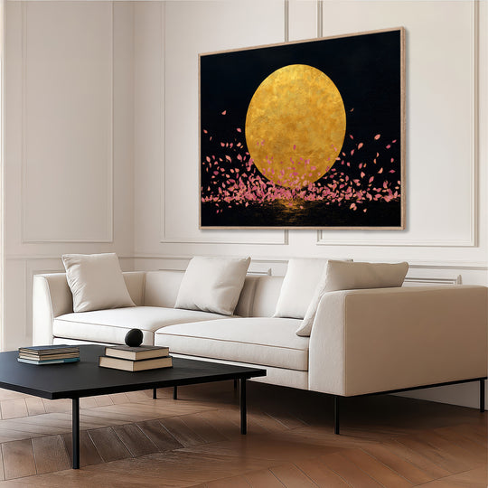 Golden Moon Canvas Print