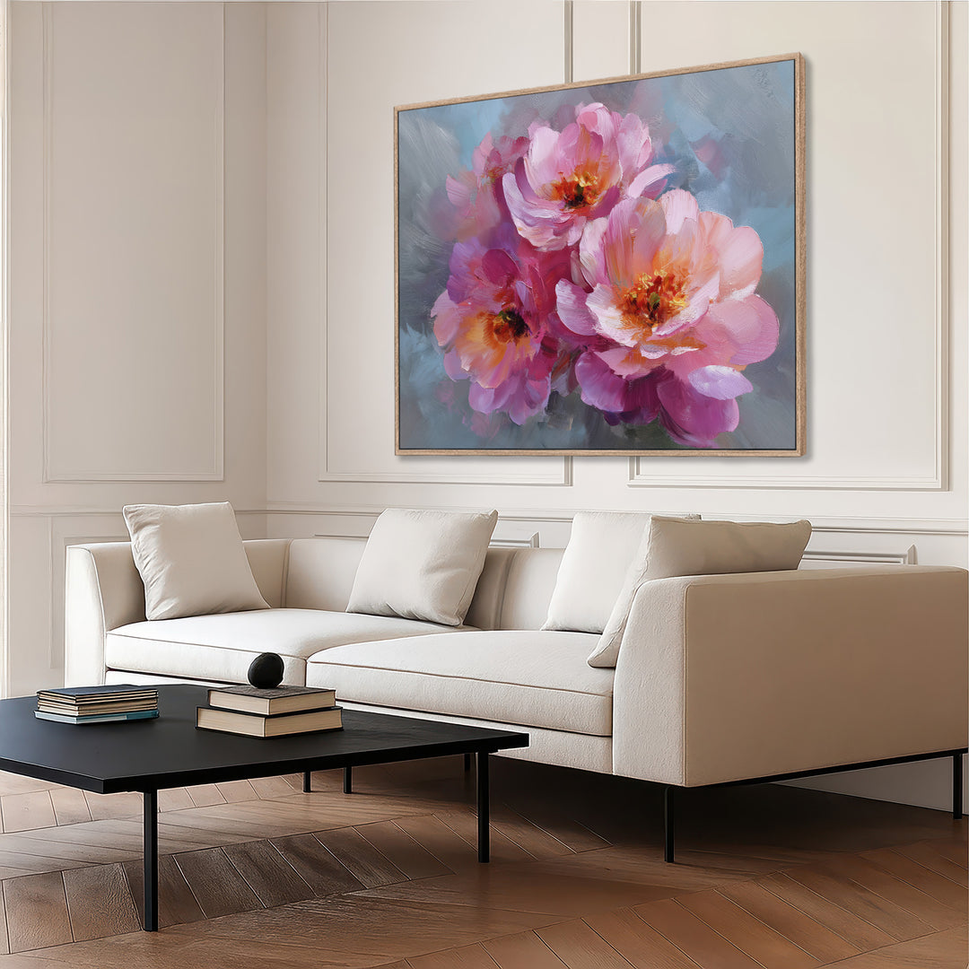 Pink Peony Canvas Print