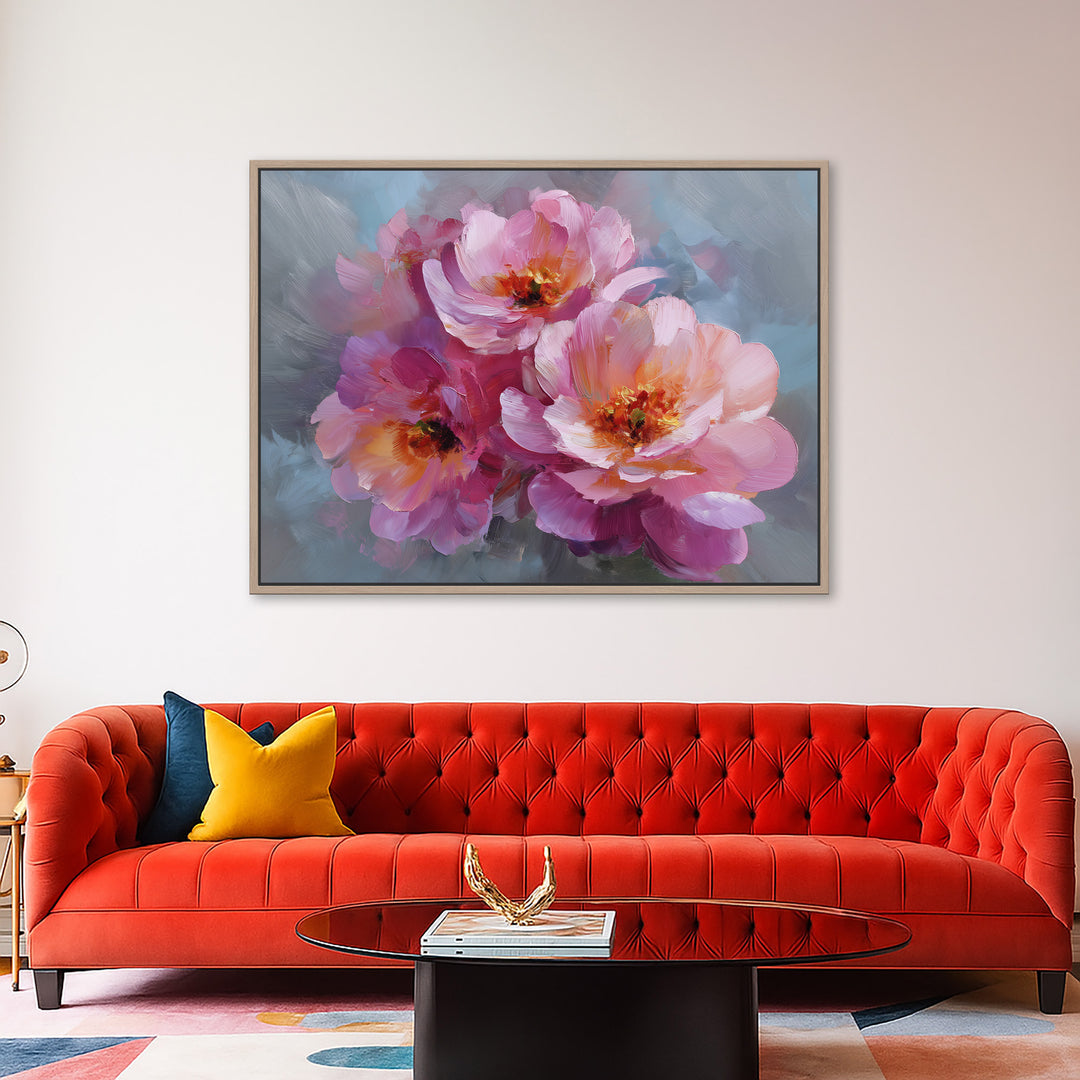 Pink Peony Canvas Print