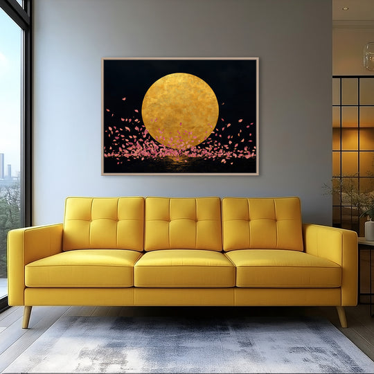 Golden Moon Canvas Print