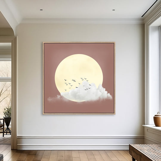 Bird Flock Moon