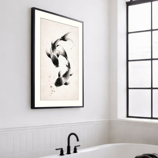 Koi Fish Wall Art Print